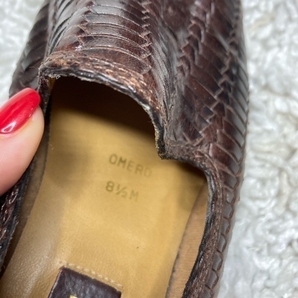 Vintage Brown Woven Loafers - Picture 10 of 10